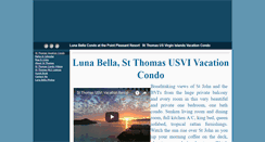 Desktop Screenshot of lunabellacondo.com