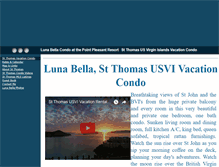 Tablet Screenshot of lunabellacondo.com